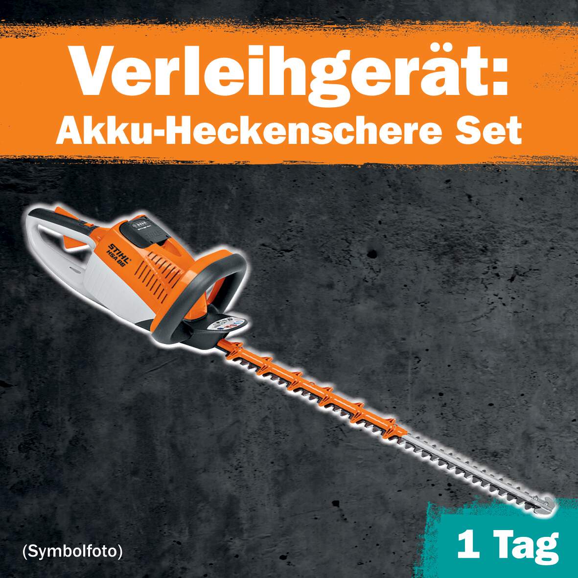 1288684 - Akku-Heckenschere Set 1 Tag Leihdauer