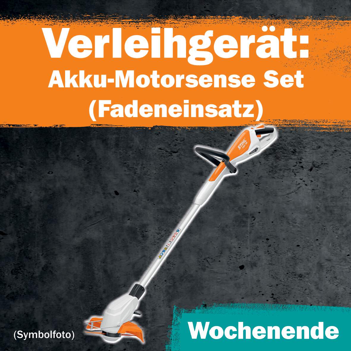 1288688 - Akku-Motorsense Set 1 WE Leihdauer (Fadeneinsatz)