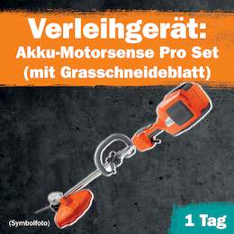 1288697 - Akku-Motorsense Pro Set 1 Tag Leihdauer (Grasschneideblatt)