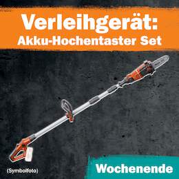 1288701 - Akku-Hochentaster Set 1 WE Leihdauer